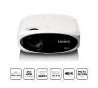 NDS Proiettore LCD Full HD 1080P con Bluetooth Bianco