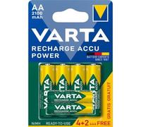 NDS Ricaricabili NiMH AA 1.2 V 2100 mAh 4x AA + 2x AAA 800 mAh