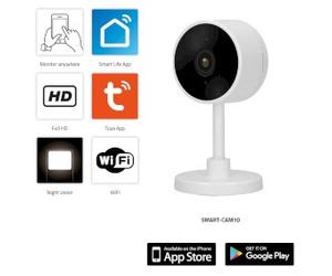 NDS SMART-CAM10 Telecamera Smart Wi-Fi Telecamera IP adatta per la domotica