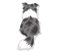 NDSVPKI Decalcomanie per Auto 1Pc Car Sticker Waterproof Dog Vinyl Decal for Rear Window Trunk Universal Decor(3,11X22CM)