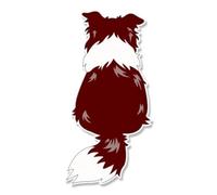 NDSVPKI Decalcomanie per Auto 1Pc Car Sticker Waterproof Dog Vinyl Decal for Rear Window Trunk Universal Decor(2,7.5X15CM)