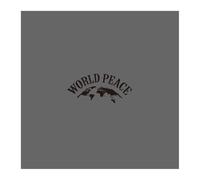 NDSVPKI Decalcomanie per Auto Materiale Vinilico Adesivo per Auto per La Pace nel Mondo(Black,XL)