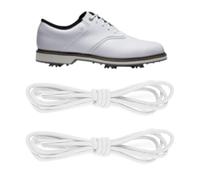 NDTEZUGT Lacci Cerati Adatto per FootJoy Golf Oxford, 2,5 mm Corde Sottili Rotonde, Corde di Ricambio per Scarpe da Sera da Uomo (Bianco,31"/80cm)