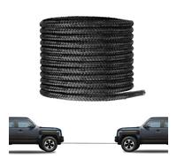 NDTEZUGT Lacci infrangibili per stivali, resistenti lacci rotondi di ricambio per scarpe, più forti dell'acciaio o del kevlar, nero, 63”/160cm