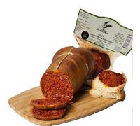 Nduja artigianale di maiale nero d'Aspromonte in budello da 400 Gr | Ideale da spalmare