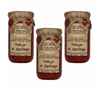 Nduja Calabrese 3x 180g - ‘Nduja di Spilinga Artigianale - Salame Piccante Spalmabile - Carne Suina Italiana Certificata 100% - Made in Italy - Delizie Vaticane di Tropea (3)