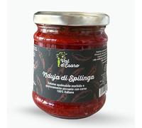 Nduja di Spilinga Spalmabile - Salume Piccante Calabrese in Vaso - Senza Glutine né Conservanti - Ideale per Bruschette, Pasta, Pizza e Ricette Tradizionali - Val D'Esaro (1 Vaso da 190gr)