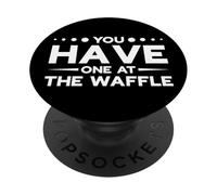 Ne hai uno sul divertente detto inglese waffle PopSockets PopGrip Adesivo