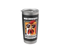 Ne ho abbastanza, andrò al mio allevamento di polli Bicchiere termico in acciaio inox doppia parete