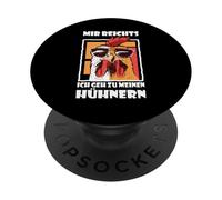 Ne ho abbastanza, andrò al mio allevamento di polli PopSockets PopGrip Adesivo