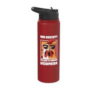 Ne ho abbastanza, andrò al mio allevamento di polli Stainless Steel Insulated Water Bottle