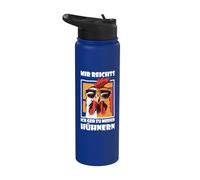 Ne ho abbastanza, andrò al mio allevamento di polli Stainless Steel Insulated Water Bottle