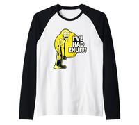 Ne Ho Abbastanza Scheletro Divertente Cartoon Maglia con Maniche Raglan