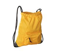 NE.ON! Gym Sack Sacchetta portaoggetti 37x43 cm, Tessuto ecosostenibile Rpet Waterproof, Tessuto reflective che si illumina con la luce, sacchetta sportiva (Giallo)
