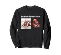 Ne Vale Davvero la Pena Silly Seal Meme Chocolate Roll Felpa