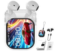 NE20 Auricolari Bluetooth 5.4 Ad Alta Velocità Impermeabile Auricolari Intraorale Con Display LED, Traduzione AI in Tempo Reale, Batteria 48H, Touch Screen, Riduzione del Rumore