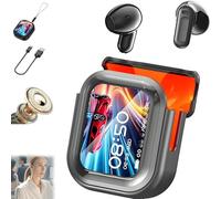 NE20 Earbuds, NE20 Wireless Headphones, Bluetooth 6.0, Ai Translation Earbud Real Time with 140 Language, 48 Hours Battery, LCD Touchscreen Noise Earphones for Travel, Business, Learning (black)