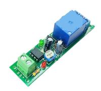NE555 DC 5V 12V 24V Modulo Relè di Ritardo di Tempo Triggle Ritardo Modulo Relè Monostabile RegolareTimer Interruttore di Chiusura di controllo(DC 24V 0 200 Seconds)