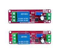 NE555 DK555 Interruttore timer Modulo di disconnessione regolabile Modulo relè di ritardo DC 12V Scudo relè di ritardo 0~10S(5V)