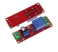 NE555 DK555 Interruttore timer Modulo di disconnessione regolabile Modulo relè di ritardo DC 12V Scudo relè di ritardo 0~10S(12V)