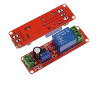 NE555 DK555 Interruttore timer Modulo di disconnessione regolabile Modulo relè di ritardo DC 12V Scudo relè di ritardo 0~10S(5V)