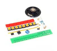 NE555 - Kit elettronico per saldatura fai da te | Chip timer NE555, controllo della frequenza stabile, per componenti robusti e durevoli, uscita audio precisa