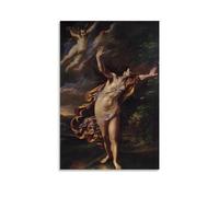 NeAFP Artemisia Gentileschi - Aurora - Stampa artistica da parete, su tela, idea regalo, estetica per la stanza, 60 x 90 cm