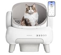 Neakasa Lettiera autopulente per gatti con Design Aperto, XXL Capacità, Controllo App, Sicura, Pulizia Istantanea, Senza Odori e Igienica - Ideale per Gatti Grandi e Famiglie Multi-Gatto