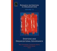 Neal M. Ashkanasy Emotions and Organizational Governance (Copertina rigida)