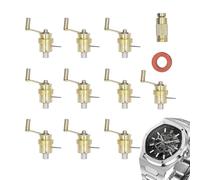 Neamou Avvolgitore molla per orologi,Avvolgitori molla per orologi, l'avvolgitore per la riparazione della molla principale, Kit di riparazione per orologi da polso fai-da-te da 10 pezzi con