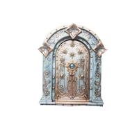 Neamou Porte fatate per alberi da esterno, porta in miniatura,Porta dello gnomo delle fate in legno per giardini - Ornamenti da giardino, Decorazione per porta degli elfi, Decorazioni per ceppi