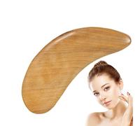 Neamou Strumenti per scolpire corpo in legno, strumenti per massaggi in legno - Cono massaggiante per strumento viso Guasha,Strumento per massaggio raschiante portatile, raschietto per massaggio,