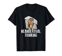 Neanderthal Thinking Funny Caveman Maglietta