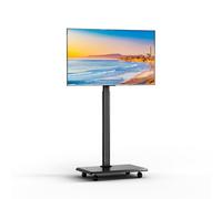 NearHub Carrello mobile per TV con rotelle, per schermi da 26 a 70 pollici, carrello portatile per TV mobile su ruote, supporta fino a 39,9 kg, supporto per TV regolabile in altezza con supporto