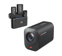 NearStream Attrezzatura Professional per interviste: telecamera VM33 2K per lo streaming e kit microfono lavalier wireless AWM20T per interviste, podcast e dirette streaming