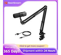 NearStream USB XLR Microfono a condensatore Braccio plug-and-play Microfono professionale per PC per streaming Podcast Studio Set Registrazione