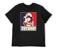 NeatDady Steins Gate - Mauyri Tuturu! T Shirt Steins Gate Steinsgate Okarin Okabe Rintaro Manga Elpsycongroo Mayuri Black S