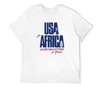 NeatDady We Are The World Anniversary USA for Africa United Artists T Shirt White S