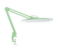 Neatfi XL 2.200 Lumen Lampada da Scrivania a LED, 4 Livelli di Luminosità, 6500K, 24W, 117 LED SMD, Dimmerabile, Luce per Compiti di Alta Qualità per Casa (Non-CCT con Morsetto, Verde Mezzanotte)