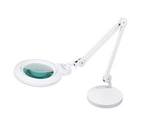 Neatfi XL Bifocals 1,600 Lumen Super LED Magnifier Lampada, 5 Diotter con 20 diottrie, Dimmerabile, 16W, 84 PCS SMD LED (Non-CCT con Base, Bianco)