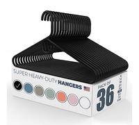 Neaties usa Made super heavy duty nero appendiabiti in plastica, 36PK