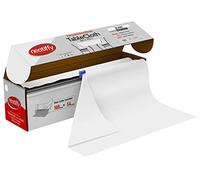 Neatiffy 137,2 cm x 32,9 m Rotolo Di Tovaglie Di Plastica Usa E Getta, Per Picnic, Feste, Banchetti, bianco