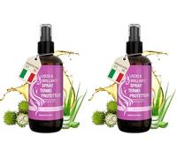 NEATLY Termoprotettore Capelli Spray - 250ml - Professionale Anti-Calore Fino a 230°C per Piastra, Phon e Ferro Arricciacapelli - Anticrespo, Idratante e Lucidante - Senza Risciacquo (Confezione da 2)