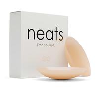 NEATS Copri capezzoli da Donna, riutilizzabili e ipoallergenici, Pasta siliconica Non Adesiva, Champagne, Taglia S/M (Fits A-C Cups)