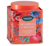 Neavita barattolo caddy herbarium "Melagrana e Arancia" - Vivace e rivitalizzante infuso dai toni dolci e agrumati 100 g