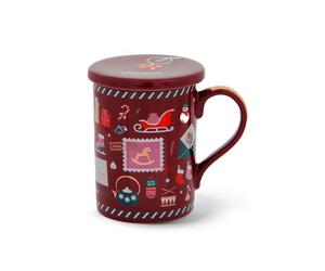 Neavita Christmas Infusion - Herba Infuser Infusiera Natale Rossa, 340ml