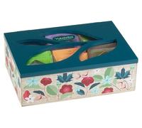 Neavita Cofanetto Legno Azzurro con Tisane Assortite, 30 Filtri BIO