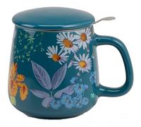 Neavita Herbarium - Tazza Infusiera Blu Capacità 400ml, 1 Pezzo