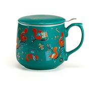 Neavita Infusiera Verde Tazza Natale Capacità 400ml, 1 Pezzo