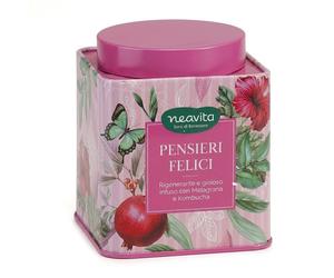 Neavita Pensieri Felici - Infuso a base di melograno e kombucha per il rilassamento, 70 g